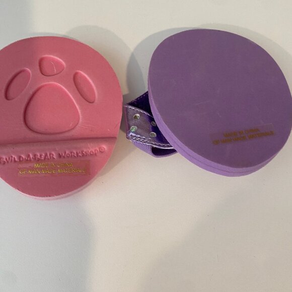 Build-A-Bear Replacement Sandals – Pink & Purple Gem Flip-Flops - Picture 3 of 6